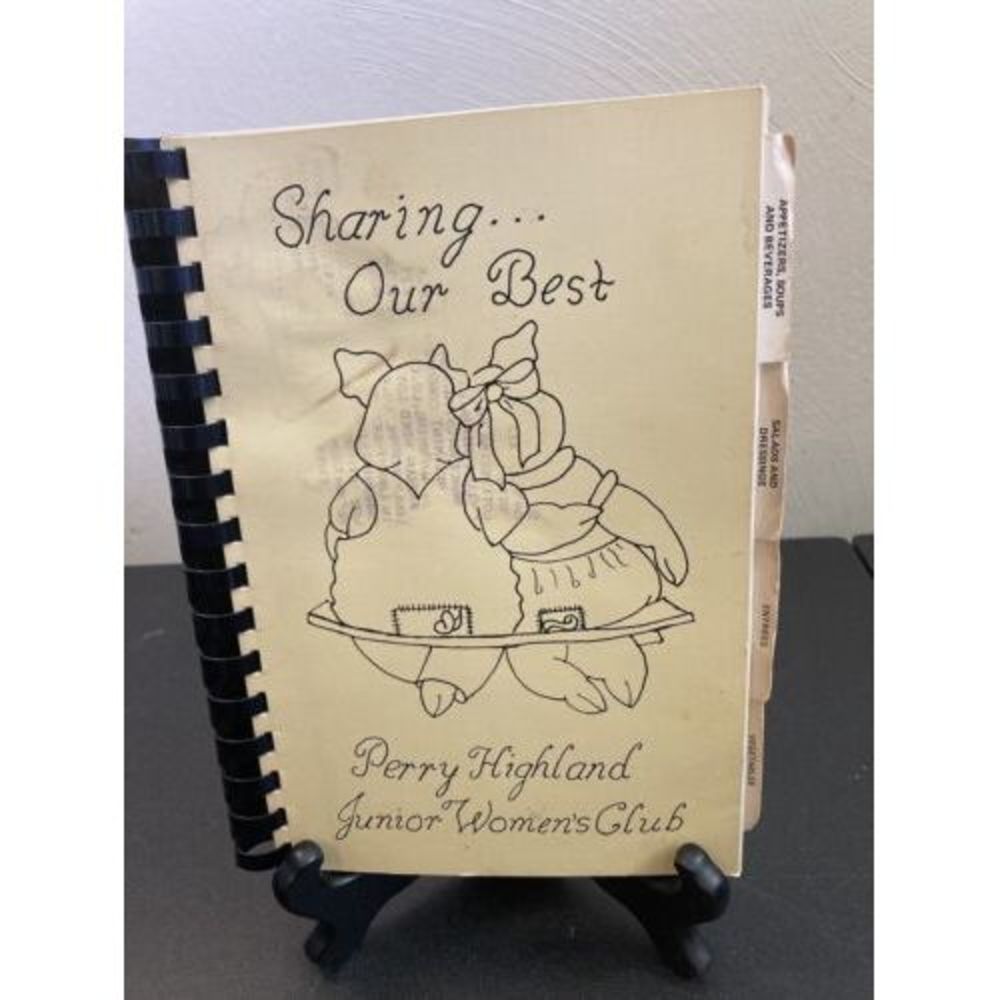 1981-82 Perry Highland Jr Women’s Club Recipe Cookbook North Hills Pittsburgh PA